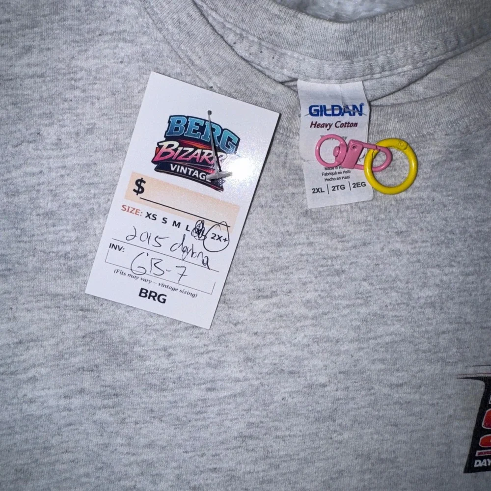 Gildan T-Shirt Mens 2XL Gray Excellent 2015 Biketoberfest Daytona Graphic Tee